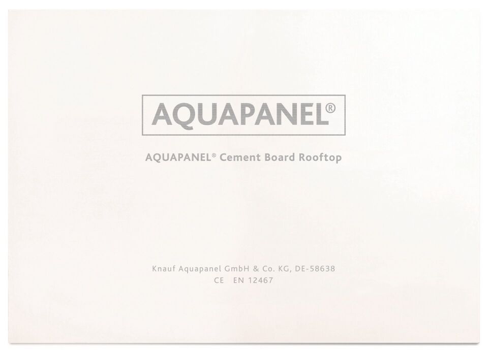 Knauf AQUAPANEL®, Cement Board Rooftop