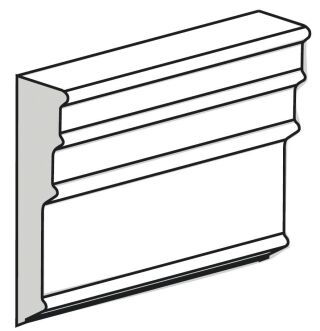 Fassadenprofil OD28 240x48 mm