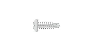 Blechschrauben LB 3,5 x 9,5 mm Bohrspitze à 1000 Stück/Pakete