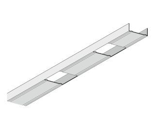 Türsturzprofil vorgestanzt für 100 mm UA-CW Profile
