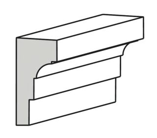 Fassadenprofil OD48 108x50 mm
