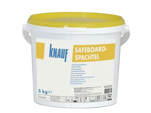 Safeboard-Spachtel schirmt Röntgenstrahlung ab und ist zur Kenntlichmachung gelb eingefärbt.