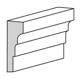 Fassadenprofil OD51 136x42 mm