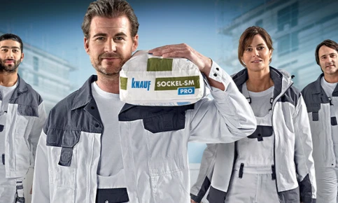 MEN IN WHITE - das ist die Initiative von Knauf speziell für Stuckateure, Verputzer und Maler.