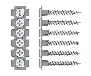 Diamantschraube XTN 3,9 x 23 mm à 1000 Stück/Paket gegurtet