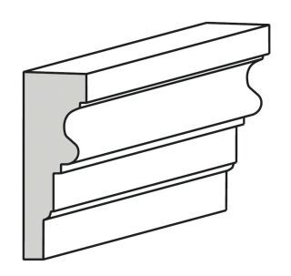 Fassadenprofil OD62 153x51 mm