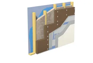 WARM-WAND Natur N – Systemaufbau im Holzbau mit Dämmplatten von Naturheld