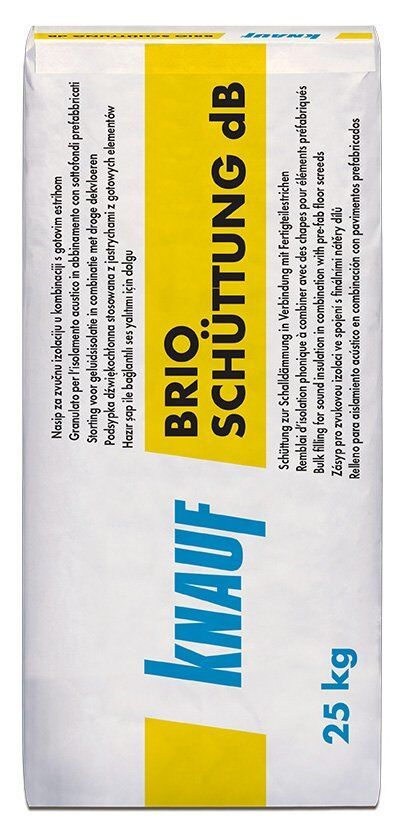 Knauf Brio, Schüttung