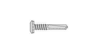 SL-Konstruktionsschraube SX5 8-L12-5,5x31  à 100 Stück/Paket
