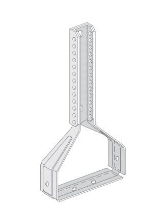 Noniusbügel für CD-Profil 60 x 27 incl. Noniussplints = a 100 Stück/Paket