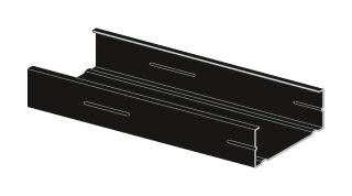 CW-Ständer C3 schwarz 100 x 50 x 06  2600 mm