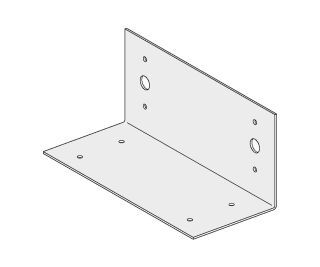 SL-Anschlusswinkel 225/100/100 mm gelocht