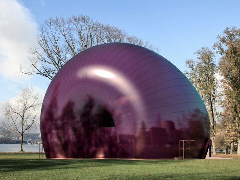 ​​Aufblasbare Konzerthalle Ark Nova zu Gast in Luzern