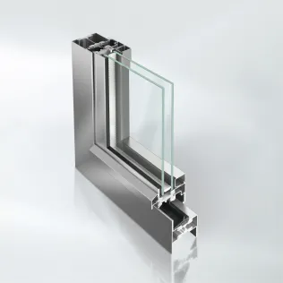 Janisol-Fenster Edelstahl
