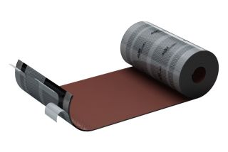 ALUJET Fixroll 4D - 280mm - braun 5 m; Wand- und Kaminanschluss