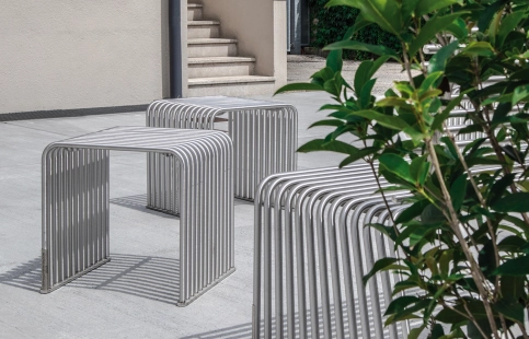 Sitzbank und Tisch ANZIO