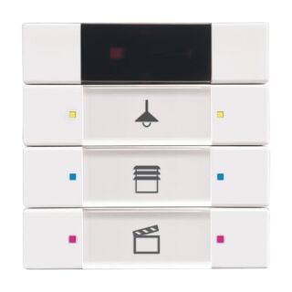 Busch-Jaeger KNX Bedienelement 3/6-fach, mit IR-Schnittstelle Multifunktion/Farbkonzept