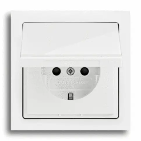 SCHUKO® Steckdose mit Klappdeckel