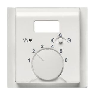 Zentralscheibe für Raumtemperaturregler, weiß