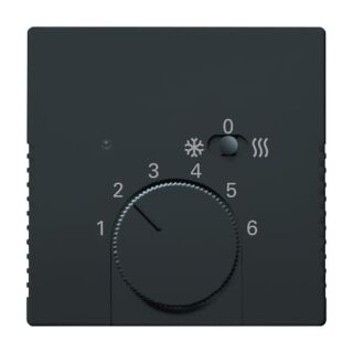 Zentralscheibe für Raumtemperaturregler, anthrazit