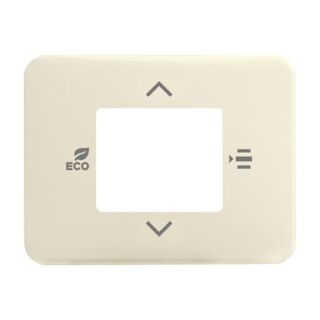 Zentralscheibe für Raumtemperaturregler oder Raumtemperaturregler mit CO₂/Feuchte, beige