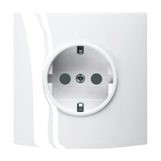 SCHUKO® Steckdose Busch-triton®, weiß