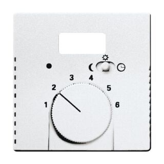 Zentralscheibe für Raumtemperaturregler, aluminium