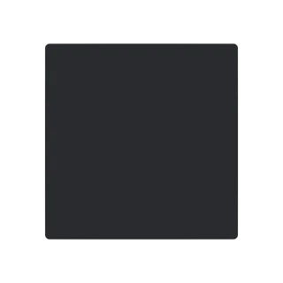 Abdeckung, 1-fach für Keypad, schwarz matt