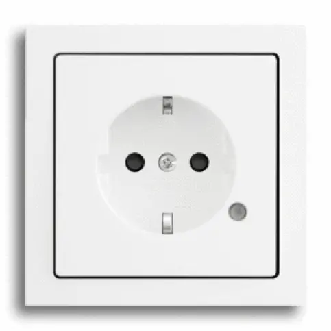 SCHUKO® Steckdose mit Kontrolllicht