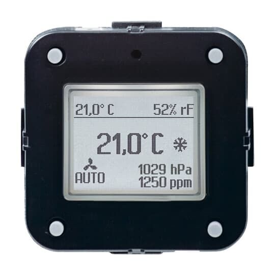 Busch-Jaeger Raumtemperaturregler mit CO₂/Feuchte-Sensor