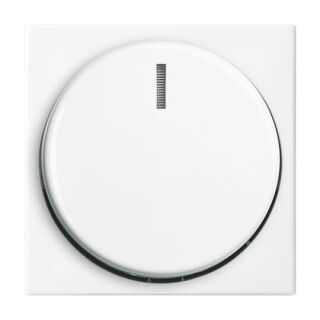 Zentralscheibe, alpinweiß, Busch-balance SI, Bedienelemente für Dimmer