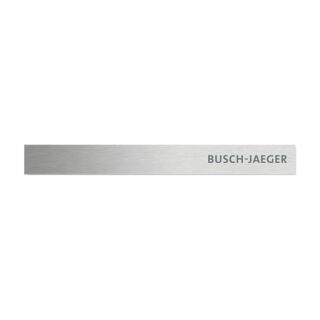Abschlussleiste unten mit Temperaturfühler und Schriftzug Busch-priOn®, edelstahl