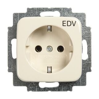 SCHUKO® Steckdosen-Einsatz mit Aufdruck 