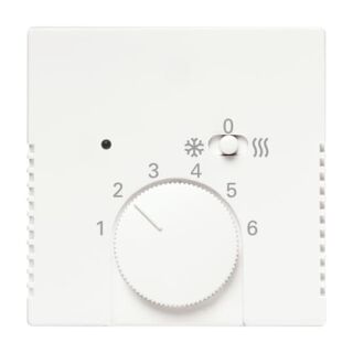 Zentralscheibe für Raumtemperaturregler, weiß