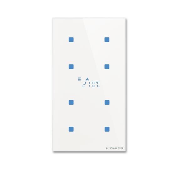Busch-Jaeger KNX Touch-Bedienelement mit Raumtemperaturregler