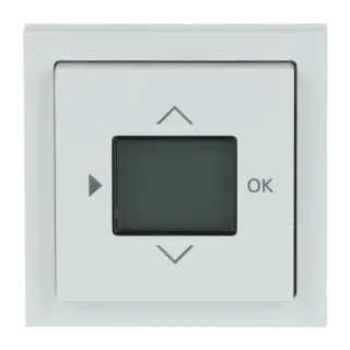 Raumtemperaturregler Set 1098 UJ-84, schwarz