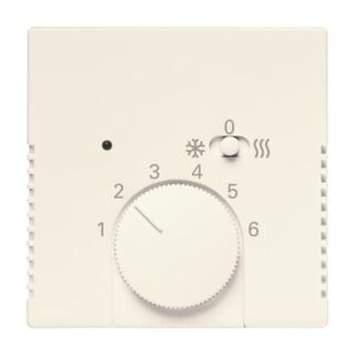 Zentralscheibe für Raumtemperaturregler, weiß