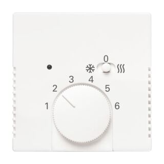 Zentralscheibe für Raumtemperaturregler, weiß