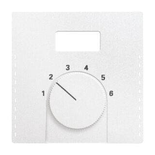 Zentralscheibe für Raumtemperaturregler, aluminium