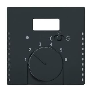 Zentralscheibe für Raumtemperaturregler, anthrazit