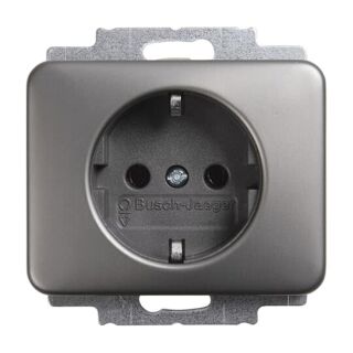 SCHUKO® Steckdosen-Einsatz, Platin