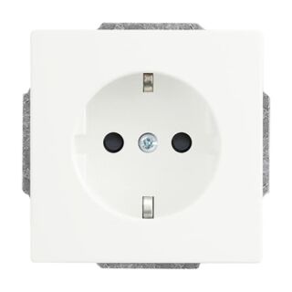 SCHUKO® Steckdosen-Einsatz Busch-steplight® mit Nachtorientierungslicht, weiß