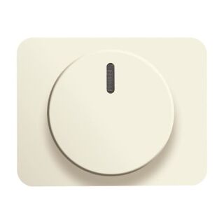 Zentralscheibe mit Drehknopf, Bef.-Mutter und Glimmlampe