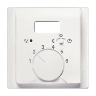 Zentralscheibe für Raumtemperaturregler, weiß