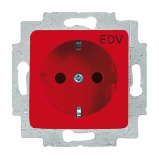 SCHUKO® Steckdosen-Einsatz mit Aufdruck 