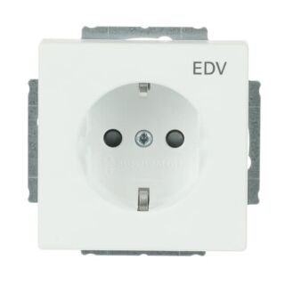 SCHUKO® Steckdosen-Einsatz mit Aufdruck 