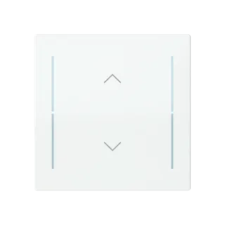 Abdeckung als Wippe 1-fach mit Symbol 
