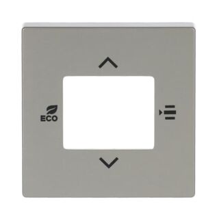 Zentralscheibe für Raumtemperaturregler oder Raumtemperaturregler mit CO₂/Feuchte, edelstahl