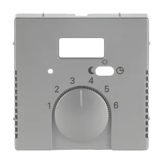 Zentralscheibe für Raumtemperaturregler, edelstahl