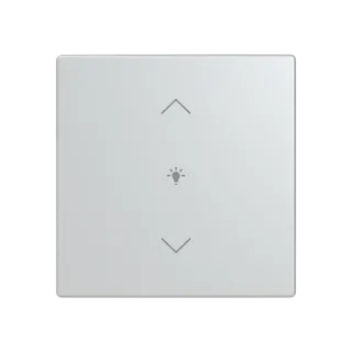 Abdeckung als Wippe 1-fach mit Symbol 